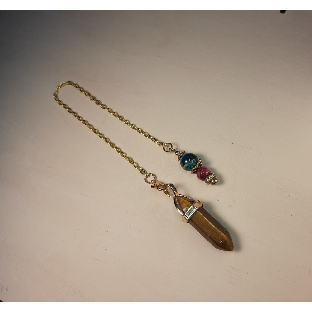 Handmade Tigers Eye Pendulum
